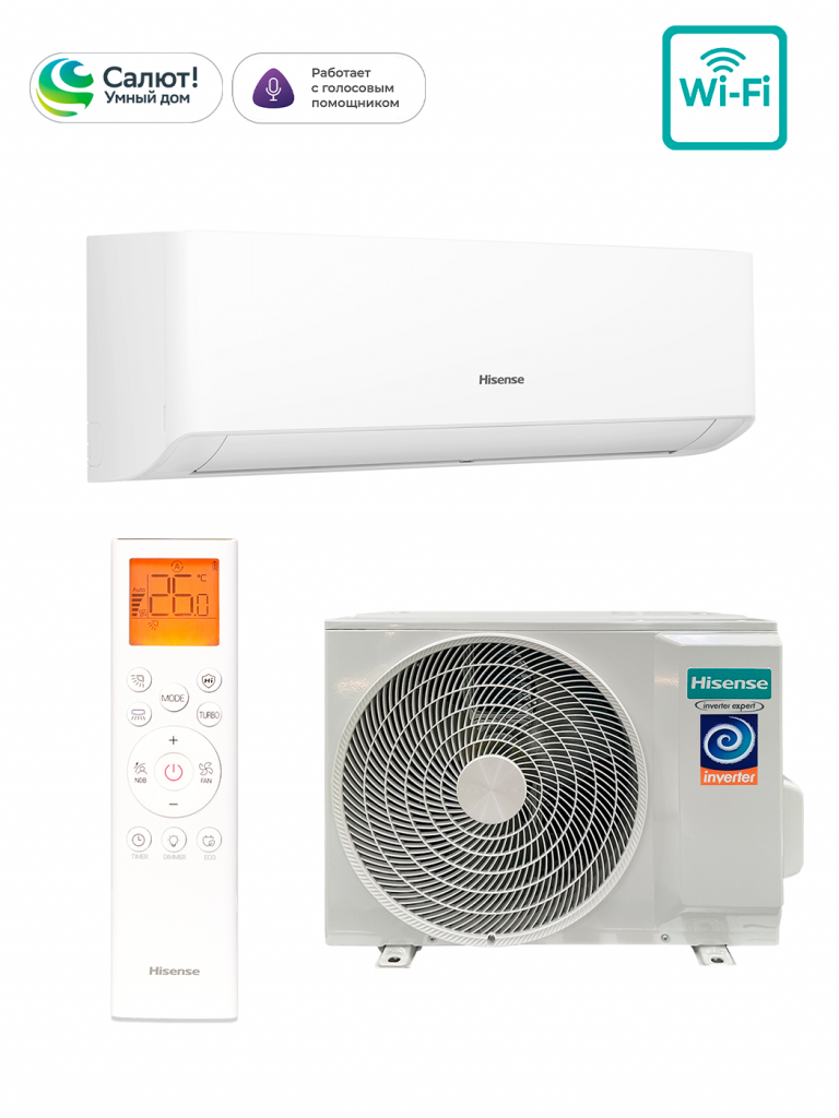 Сплит-система Hisense AS-09UW4RYRKA06 City 2.0 DC Inverter